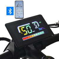 Ordinateur de vélo de route H6C-2 [Haytrix] avec écran LCD, compteur de vitesse, étanche IP67, fixation au guidon, compatible avec vélos électriques, fatbikes et scooters