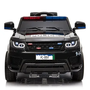 Auto Elettrica per Bambini a Forma di Pickup della Polizia, Giocattolo Autorizzato con Telecomando, 12V - Product Image 3