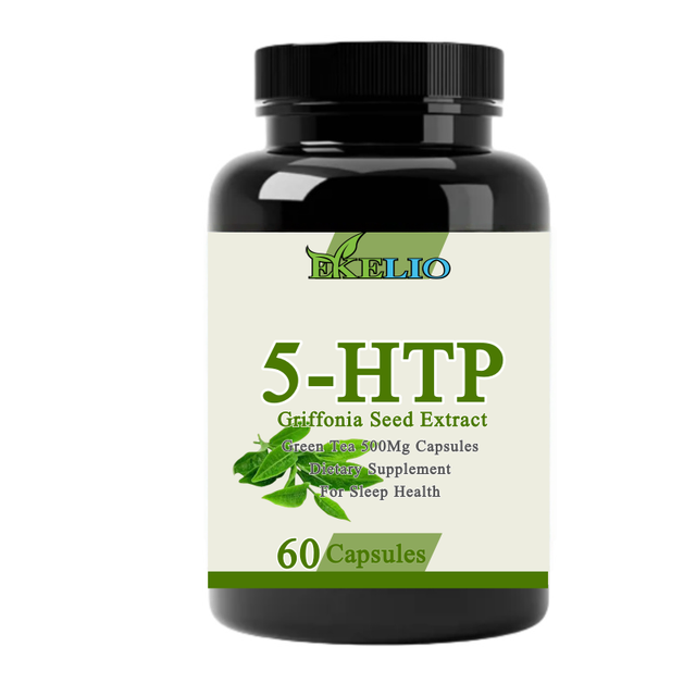 OEM Service 5-HTP Capsule 500MG Promotes Sleep With Green Tea Extract L-Theanine Powder