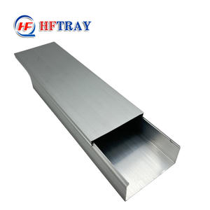 Bandeja de Cables Eléctricos de Aleación de Aluminio Industrial de 25*25 Personalizada de Fábrica, Cubierta de Canalización de Cables Resistente a la Corrosión para Construcción - Product Image 3