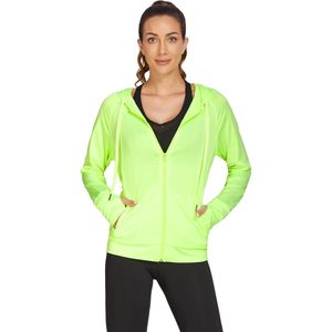 Sudadera con capucha para correr para mujer, con cremallera, bolsillo, transpirable, de secado rápido, con orificios para los pulgares, ropa deportiva - Product Image 4