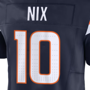 Benutzer definiertes Team-Trikot Genähtes American-Football-Trikot 10 Bo Nix <span class=keywords><strong>2</strong></span> Patrick Surtain-II 14 Court land Sutton 7 John Elway 33 Williams - Product Image 4