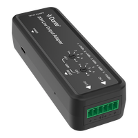 FHB 2CH Dante Audio-Ausgangsadapter Dante-Netzwerk-zu-Analog-Konverter AES67 PoE Audio-Schnittstelle DLO22-P