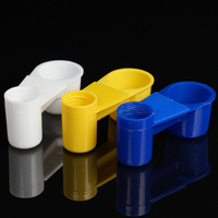 Abreuvoir en plastique pour pigeon, accessoires pour oiseaux, bouteille d'eau, abreuvoir à double bec, gobelet à eau, distributeur d'eau automatique pour perroquet