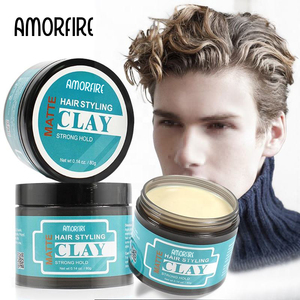 Meilleures ventes Nouvelle Arrivée OEM argile pour <span class=keywords><strong>cheveux</strong></span> finition mate <span class=keywords><strong>Cire</strong></span> de coiffure pour hommes mate 80g - Product Image 1