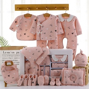 Vente en gros de 18, 21 ou 23 pièces de vêtements de nuit pour bébé de 0 à 1 an, coffret <span class=keywords><strong>cadeau</strong></span>, vêtements pour <span class=keywords><strong>nouveau</strong></span>-né, <span class=keywords><strong>cadeau</strong></span> pour bébé, vêtements pour bébé 100% coton, ensemble <span class=keywords><strong>cadeau</strong></span> - Product Image 4
