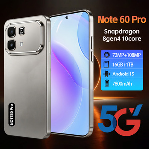 Nuevo Teléfono Celular Note 60 Pro Barato, Desbloqueado, 5G, Pantalla Completa AMOLED de 7 Pulgadas, 120Hz, 16GB de RAM, 1TB, 108MP, Modo Nocturno, 8000mAh, Venta al Por Mayor Global - Product Image 1