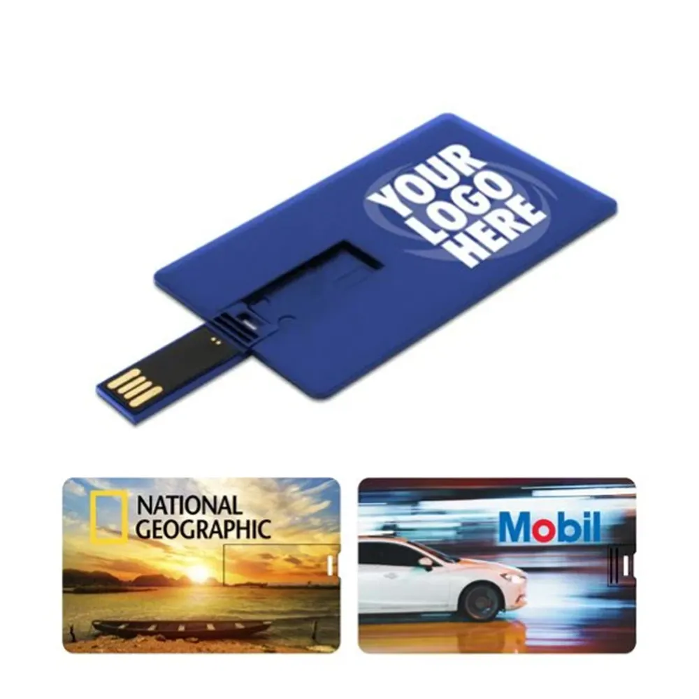 Gitra Customized Usb 2.0 3.0 8GB 16GB 32GB 64GB Credit Card Shape USB Flash Drive USB Flash Card Pen Drive 128GB