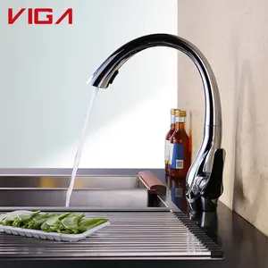 Neueste Design Küche Wasserhahn Einzigen Hebel Messing Patrone Stand Chrom Waschbecken Wasserhahn