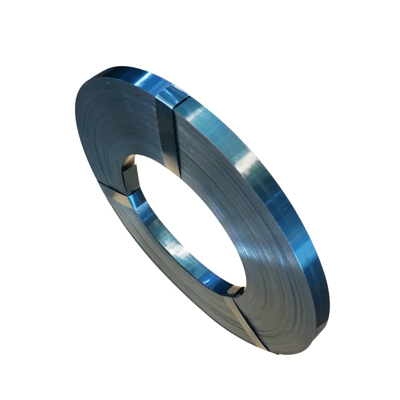 high tensile blue bendable metal strips for packingue metal strip steel strapping for building