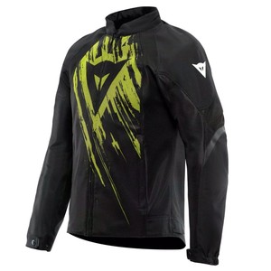 Chaqueta Dainese Herosphere Air Negra con Amarillo Fluorescente 50, Prenda Textil para Motociclismo y Carreras - Product Image 1