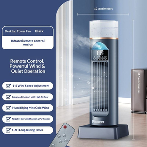 Leafless Spray <b>Fan</b>, Household Desktop Tower Air Conditioner Cooling USB Swivel <b>Fan</b> Bladeless Design Ensures Safety and Eliminate - Product Image 4