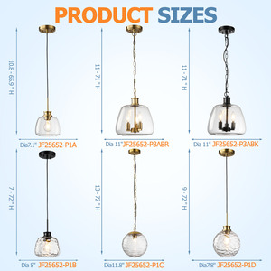 Lustre suspendu pour la <span class=keywords><strong>maison</strong></span>, salon, salle à manger, îlot de <span class=keywords><strong>cuisine</strong></span>, bar, finition noire, ampoule E26, lustre simple - Product Image 5