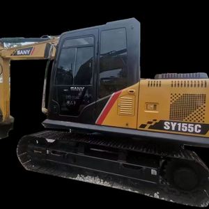 รถขุดตีนตะขาบ SANY มือสอง รุ่น SY155C ได้รับการรับรองมาตรฐาน CE พร้อมบุ้งกี๋ รถขุดมือสองสำหรับงานก่อสร้าง มีจำหน่าย - Product Image 1