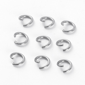 No Fade Jump <b>Ring</b> 100pcs/bag <b>Cheap</b> Price Wholesale Vacuum Plating Stainless Steel Open <b>Ring</b> for DIY Jewelry Findings - Product Image 5
