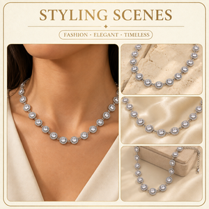 Collier pendentif tendance en acier inoxydable plaqué or avec chaîne serpent pour femme, bijoux de soirée formels - Product Image 2