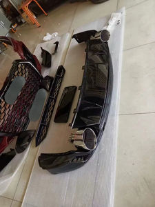 Di alta qualità auto MTM stile <span class=keywords><strong>Q5</strong></span> diffusore paraurti posteriore per Audi <span class=keywords><strong>Q5</strong></span> cambio SQ5 stile splendente stella posteriore diffusore labbro 2018 2019 <span class=keywords><strong>2020</strong></span> - Product Image 2