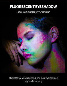 อายแชโดว์แบบเม็ด ผลิตภัณฑ์ใหม่ 24 ชิ้น พร้อมส่ง แมทท์ เรืองแสง สำหรับคริสต์มาส เทศกาล และการแสดงบนเวที - Product Image 3