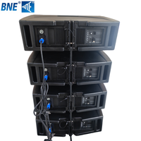 BNE Line Array LA210, enceinte professionnelle à deux voies, double 10 pouces, 4/8 ohms, pleine gamme, 700W, pour extérieur/intérieur, enceinte de scène, coque en bois/métal
