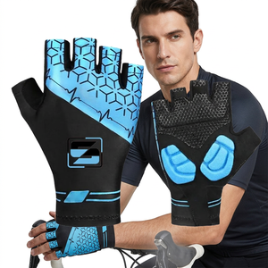 Guantes Deportivos Unisex para Ciclismo, Transpirables, de Medio Dedo, para Actividades al Aire Libre, Gimnasio, Personalizables, OEM, de Cuero PK Antideslizante - Product Image 1