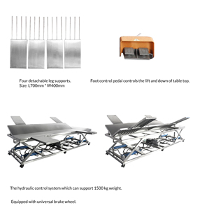 โต๊ะปฏิบัติการม้าสัตว์ใหญ่ไฮดรอลิกไฟฟ้าทำจากสเตนเลส304ผลิต18ปี - Product Image 5