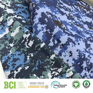 Tela de Camuflaje con Impresión Digital, 60% Algodón, 40% Poliéster, 45/2x45/2, 195GSM, Hilo Ripstop, Tela de Camuflaje del Ejército de la Marina de Bangladesh - Product Image 2