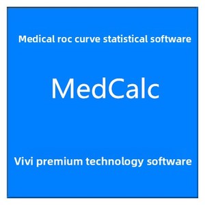 Logiciel d'analyse de la courbe ROC médicale MedCalc versions 220 et 202 (chinois, anglais) – Inclut un tutoriel vidéo gratuit – Éducatif - Product Image 1