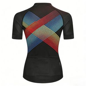 Maillot de cyclisme respirant à séchage rapide, anti-humidité, avec logo personnalisé, pour équipes professionnelles, courses sur route, événements de club - Product Image 2