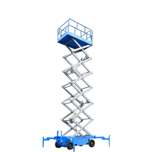 Mobiele schaarhoogwerker, voor gebruik in fabrieken en werkplaatsen, elektrisch hydraulische aandrijving, mobiele hefuitrusting - Product Image 3