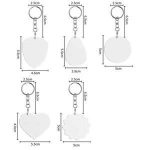 Llaveros Personalizados para Empresas, Impresión a Doble Cara, MDF, Rectangulares, Redondos, en Forma de Corazón, Cuadrados, Sublimables - Product Image 6