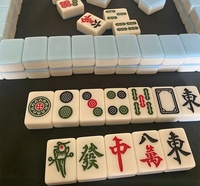 Jeu de Mahjong Malaisie Singapour A1 A2 Tuiles de Mahjong 156 160 pièces Motif traditionnel