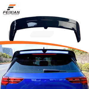 Spoiler Posteriore per Volkswagen <span class=keywords><strong>Golf</strong></span> 8 GTI Clubsport <span class=keywords><strong>2020</strong></span>+, Ala per Tetto in ABS, Kit Aerodinamico per Bagagliaio, Finitura Lucida Singola - Product Image 1