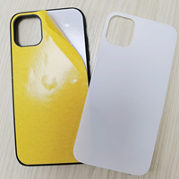 Vente chaude TPU Groove Case DIY Blanc 2D Sublimation Téléphone Cas Verre pour iphone 12pro Max