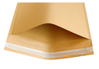 Pochette d'expédition rigide écologique pour bordereaux de colis, emballage de documents, sac d'expédition en papier ondulé, enveloppes postales en carton rigide