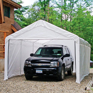 Tente d'entrepôt de toit de cadre en métal écologique de haute qualité <span class=keywords><strong>Atelier</strong></span> temporaire Garage à auvent de voiture pour l'extérieur Abri de stationnement de voiture - Product Image 3