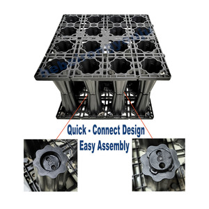 Système <span class=keywords><strong>de</strong></span> collecte et <span class=keywords><strong>de</strong></span> réutilisation des eaux <span class=keywords><strong>de</strong></span> <span class=keywords><strong>pluie</strong></span> en plastique PP, filtre <span class=keywords><strong>de</strong></span> récolte, conception modulaire haute résistance, garantie 1 an, caisses <span class=keywords><strong>de</strong></span> drainage - Product Image 4