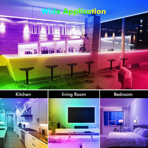Tira de luces LED con Sensor de movimiento para exteriores, luz RGB inteligente con control remoto, 5m, OEM, SMD, Wifi, 12V - Product Image 2