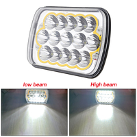 5x7 7 pouces 45W Halo Led Voiture Travail Lumière Haut Bas Faisceau avec 45W Extérieur Auto Éclairage Travail 7pulgadas