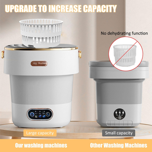 Mini Lave-linge Électrique Portable pour la Maison, Petite Machine à Laver les Vêtements de Bébé avec Panier d'Essorage - Product Image 4