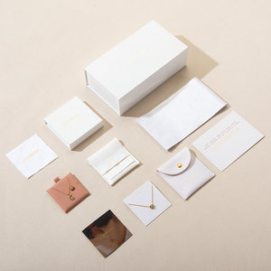 OEM biểu tượng tùy chỉnh Mini Vòng cổ đồ trang sức bao bì trượt hộp Canada nóng bán sang trọng Giấy hộp đồ trang sức và Pouch - Product Image 3