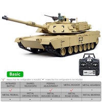 HengLong 3918-1 PRO M1A2 Abrams 7.0 amélioré fumée IR bataille son BB Airsoft métal télécommande Heng Long 1 16 RC réservoirs jouet