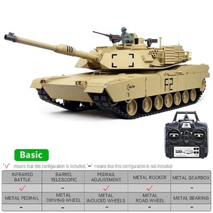 HengLong 3918-1 Pro M1A2 ABRAMS 7.0 nâng cấp khói IR trận chiến âm thanh BB Airsoft kim loại điều khiển từ xa Heng dài 1 16 <span class=keywords><strong>RC</strong></span> xe tăng đồ chơi - Product Image 4