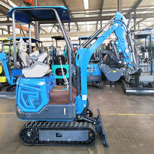 Hoogwaardige 1,2 ton kleine graafmachine voor thuis, boerderij, multifunctionele micro-graafmachine, landschapsarchitectuur, zero tail <span class=keywords><strong>swing</strong></span> rupsmini-graafmachine - Product Image 1