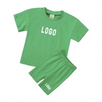 Vêtements d'été pour enfants Conyson, ensembles en coton 2 pièces, vêtements pour filles motardes, vêtements pour enfants en gros, ensembles de survêtements personnalisés pour adolescents