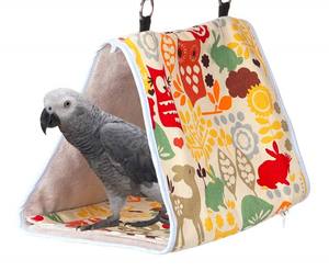 Bird Parrot Tent Canvas Pet Nest Saco de dormir-Casa, Piso o colgante, Hamaca de algodón para hámster - Product Image 1