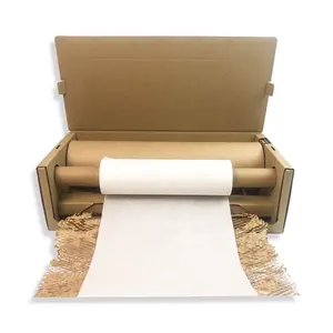 2024 sıcak satış kağıt petek yastıklama wrap delikli ambalaj rulo petek desenli kağıt wrap kraft kağıt sarma