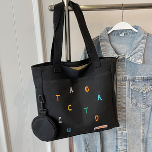 Sacs fourre-tout en toile personnalisables avec poignée en coton Sacs de transport et de shopping de bouteilles de vin écologiques pour cadeaux - Product Image 3