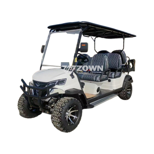 Carrito de golf eléctrico clásico de 4 asientos para visitas turísticas en sitios turísticos y complejos hoteleseros - Product Image 5