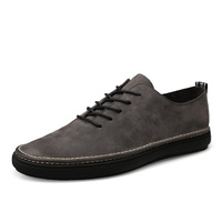 Chaussures de skate pour hommes et femmes, baskets en cuir de vache véritable, nubuck, basses, à lacets, plates, rétro, faites à la main, décontractées, printemps automne