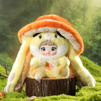 NOUVEAU Véritable chapeau de champignon Nommi 400% Series Mystery Box Plush Cute Kawaii Doll Figure Collectible Blind Boxes Toys